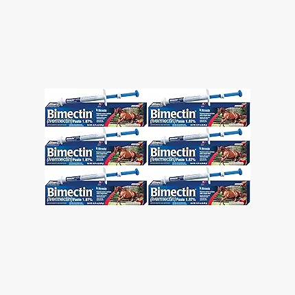 Ivermectin Paste Horse Wormer 6 Doses